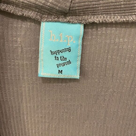 H.I.P Women's Open Cardigan. Gray. Medium. Lightweight. Grunge. Streetwear. Cute - Picture 3 of 9